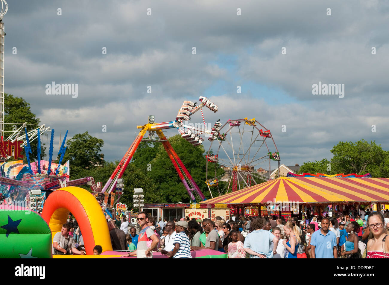 Kirmes, Lambeth Country Show 2013, Brockwell Park, London, UK Stockfoto