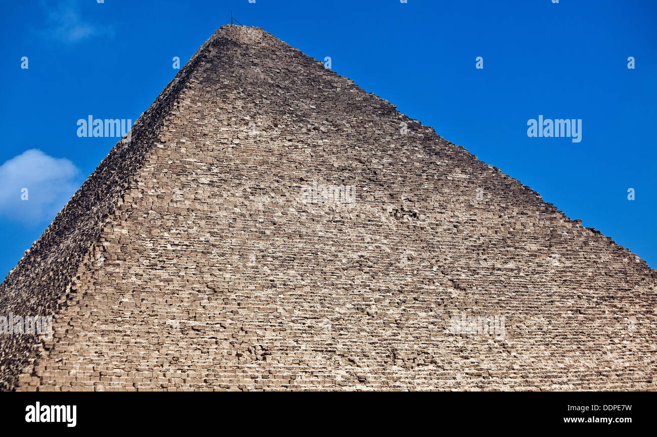 Große Pyramide von Cheops - Kairo, Ägypten - Oktober 2011 Stockfoto