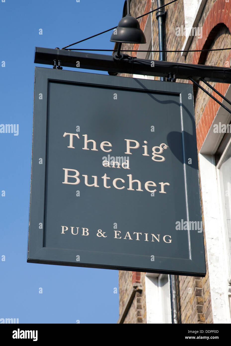 Das Schwein und Metzger Pub und Restaurant, Islington, London Stockfoto