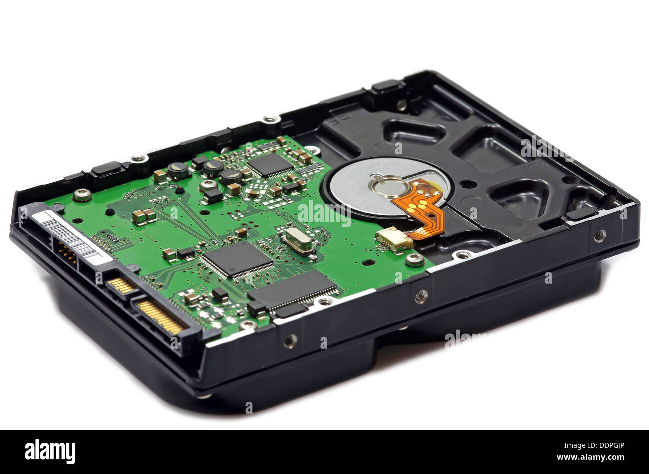 Harddisk drive, close up image of device Stockfoto