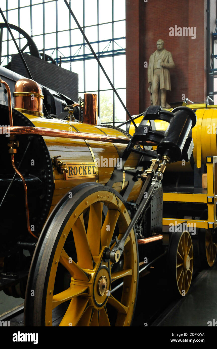 Stephensons rocket Stockfoto