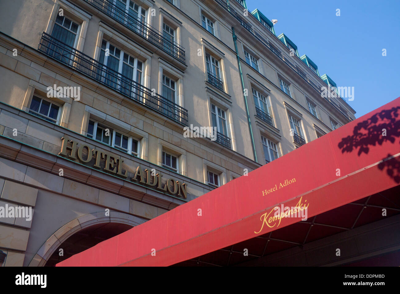 Hotel Adlon Kempinski Pariser Platz Mitte Berlin Deutschland Stockfoto