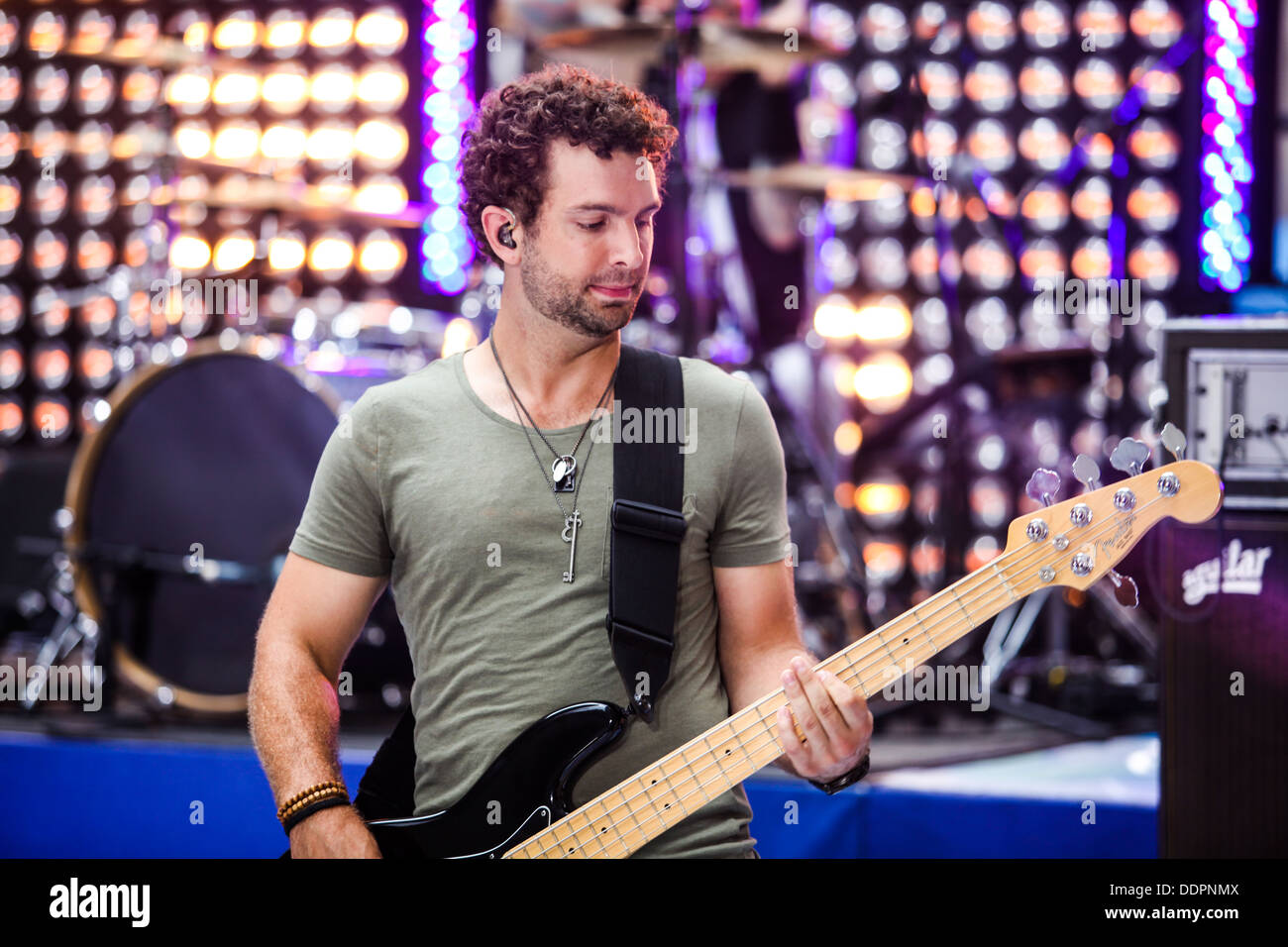 Florida Georgia Line und Nelly führen bei der Today Show auf 2. September 2013 Stockfoto