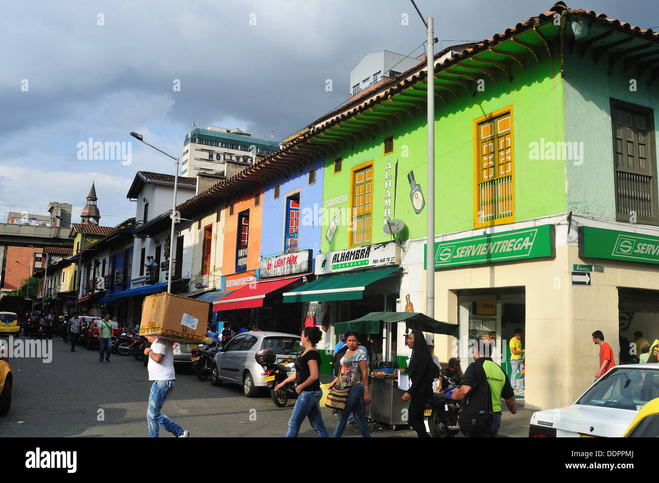 La Alhambra - Zentrum von Medellín entfernt. Abteilung von Antioquia. Kolumbien Stockfoto