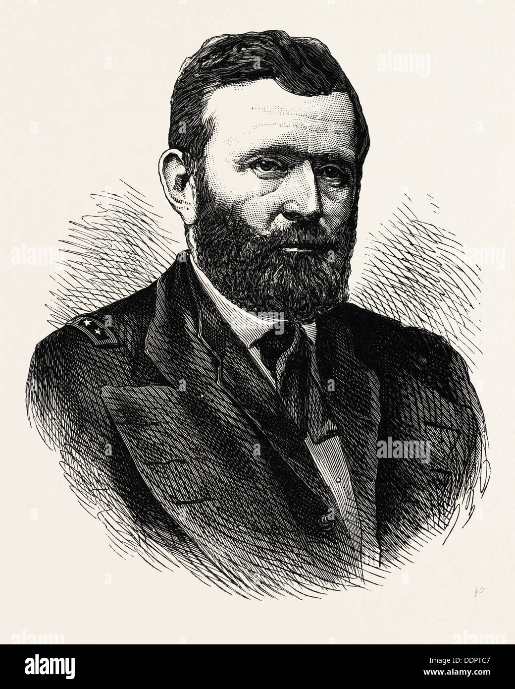 GENERAL GRANT. Ulysses S. Grant war der 18. Präsident der Vereinigten Staaten Stockfoto
