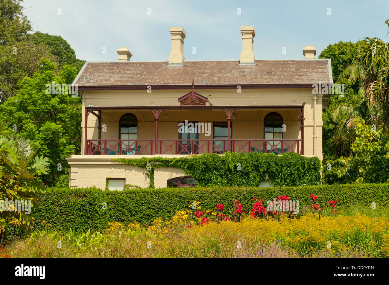 Peter Rowland House in Melbourne botanischen Gärten, Melbourne, Victoria, Australien Stockfoto