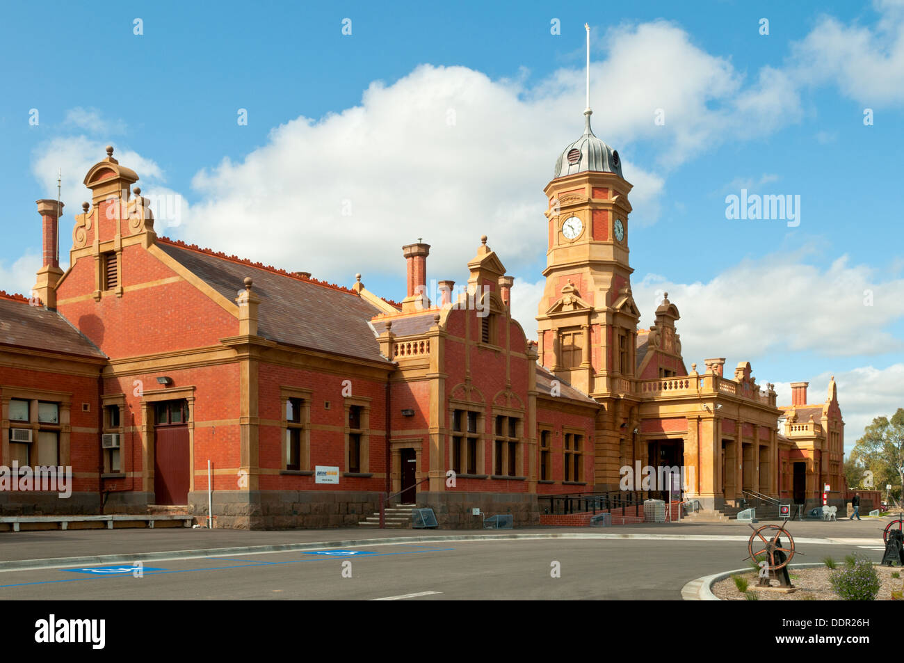 Maryborough Railway Station, Maryborough, Victoria, Australien Stockfoto
