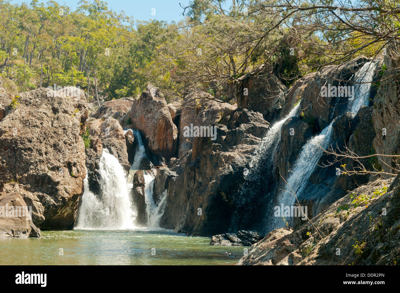 Little Millstream Falls, Queensland, Australien Stockfoto