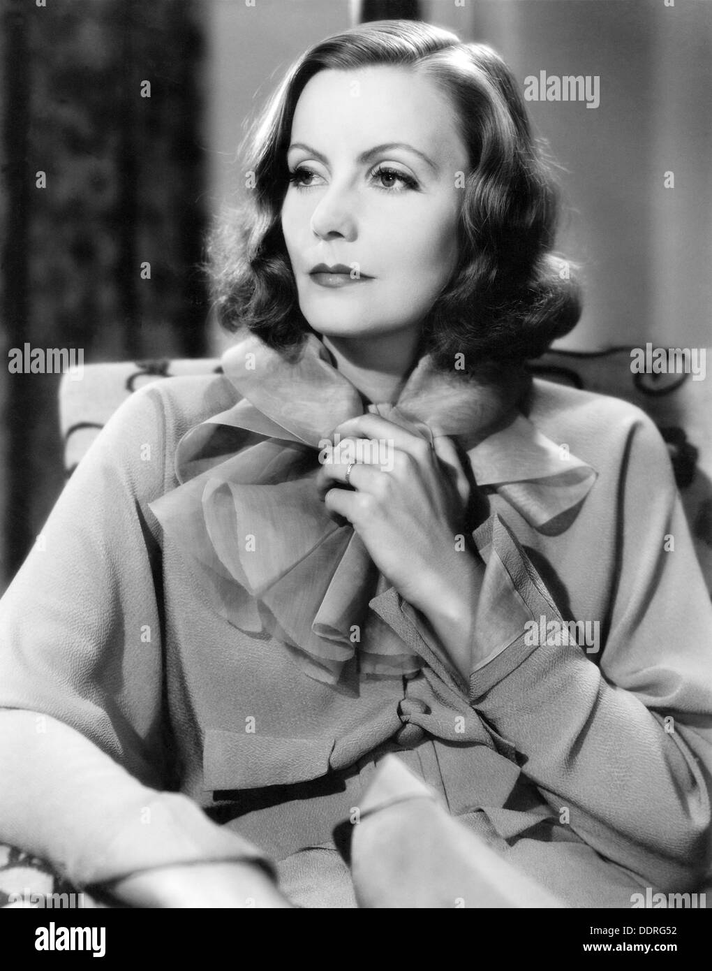 Sewdish-Schauspielerin GRETA GARBO (1905 – 1990) über 1934 Stockfoto