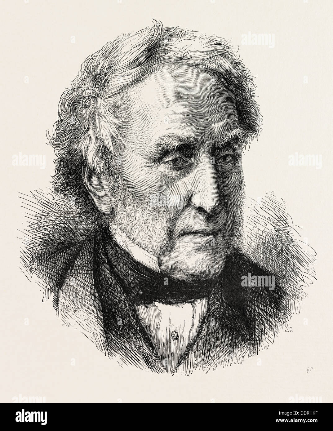 DIE Hon STEPHEN LUSHINGTON, P.C., D.C.L, 1873 Gravur Stockfoto