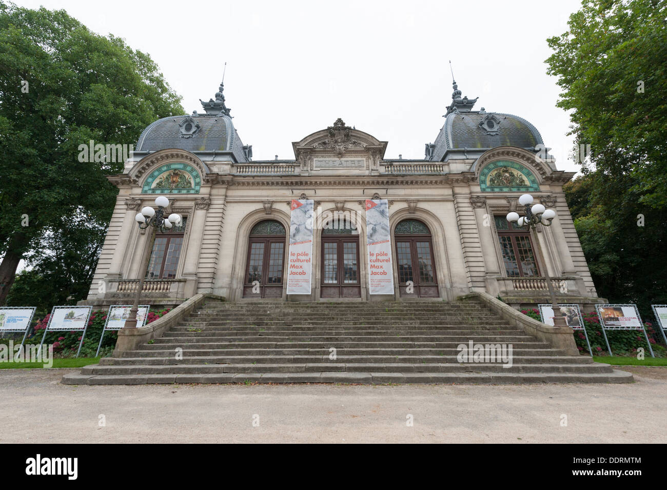 Alten Theatergebäude Quimper-Bretagne-Frankreich Stockfoto