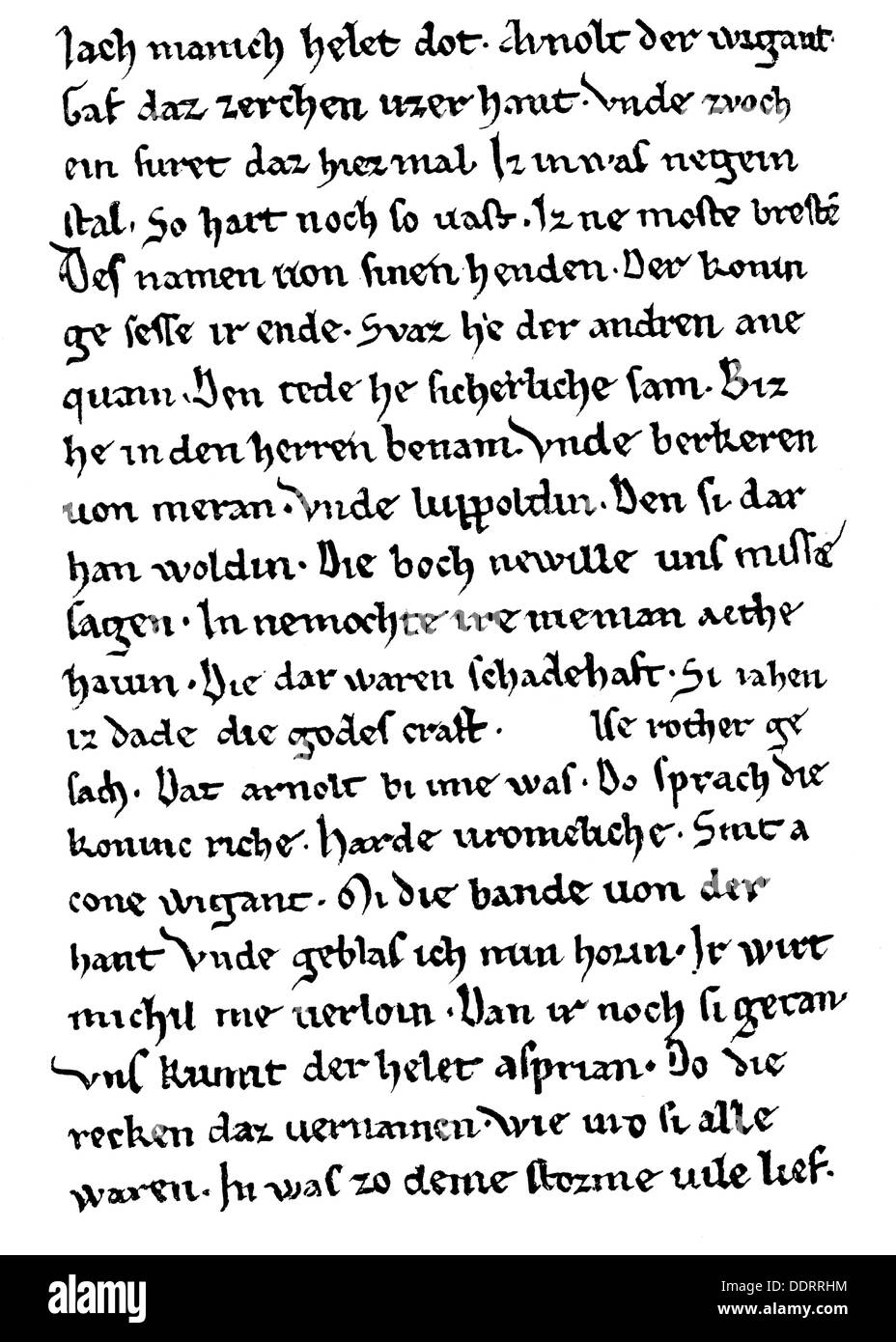 Literatur, Gedicht, Auszug aus 