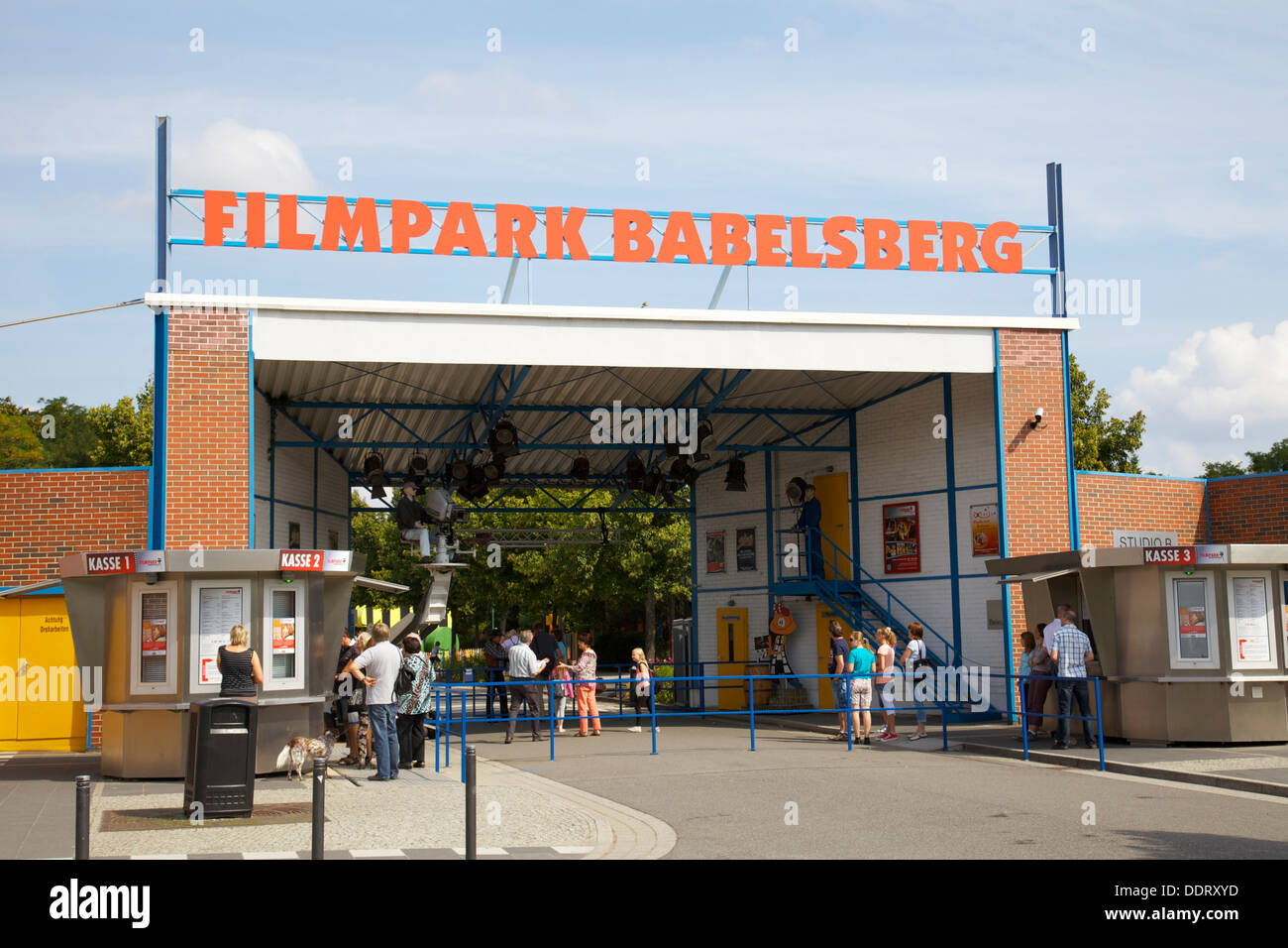 Filmpark Babelsberg, Potsdam, Deutschland. Stockfoto
