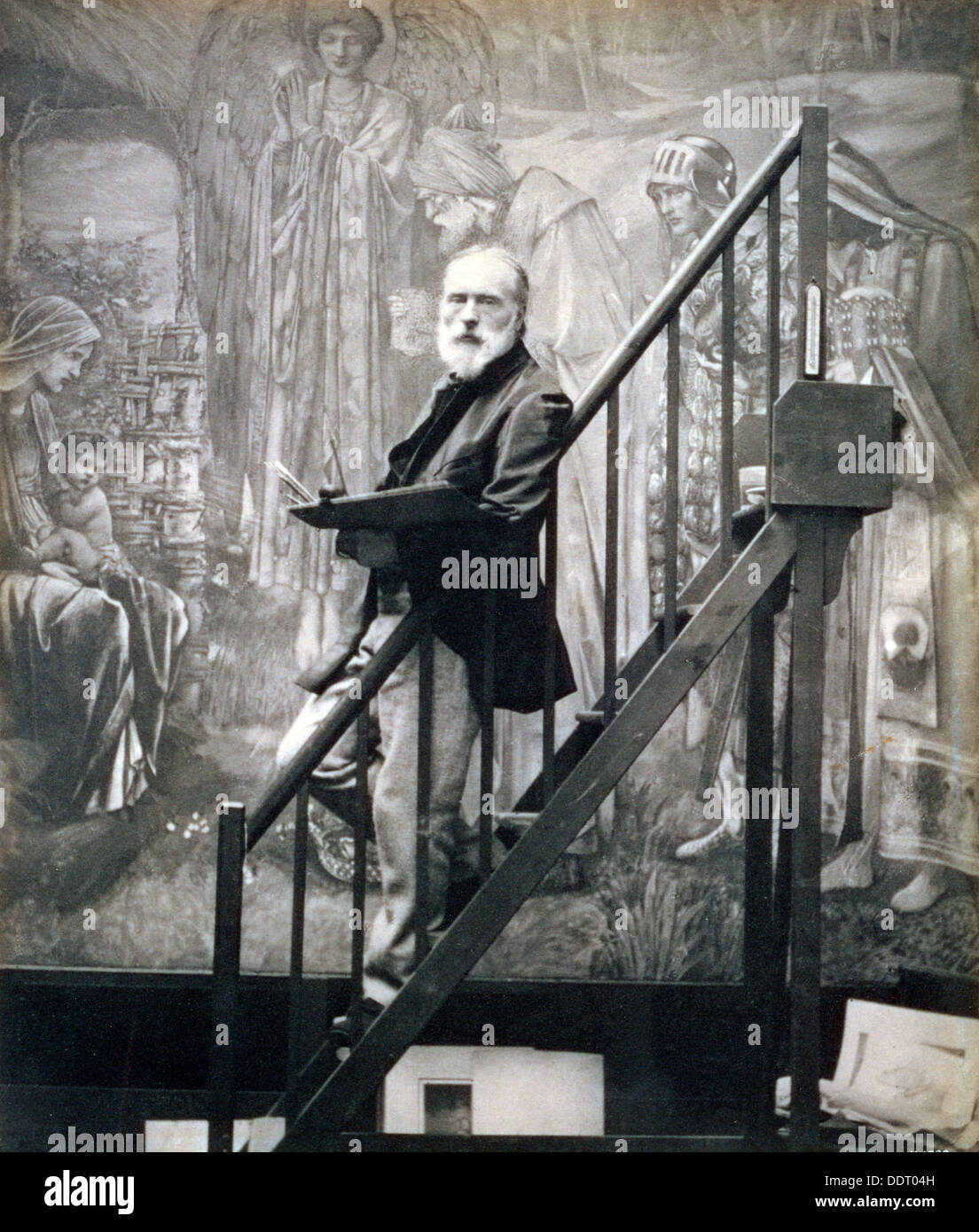 Sir Edward Burne-Jones, englischer Künstler, 1890. Künstler: Barbara Leighton Stockfoto