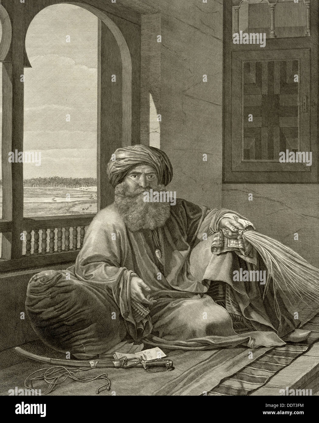 Murad Bey, 18. Jahrhundert (1822). Künstler: Nicolas Ponce Stockfoto