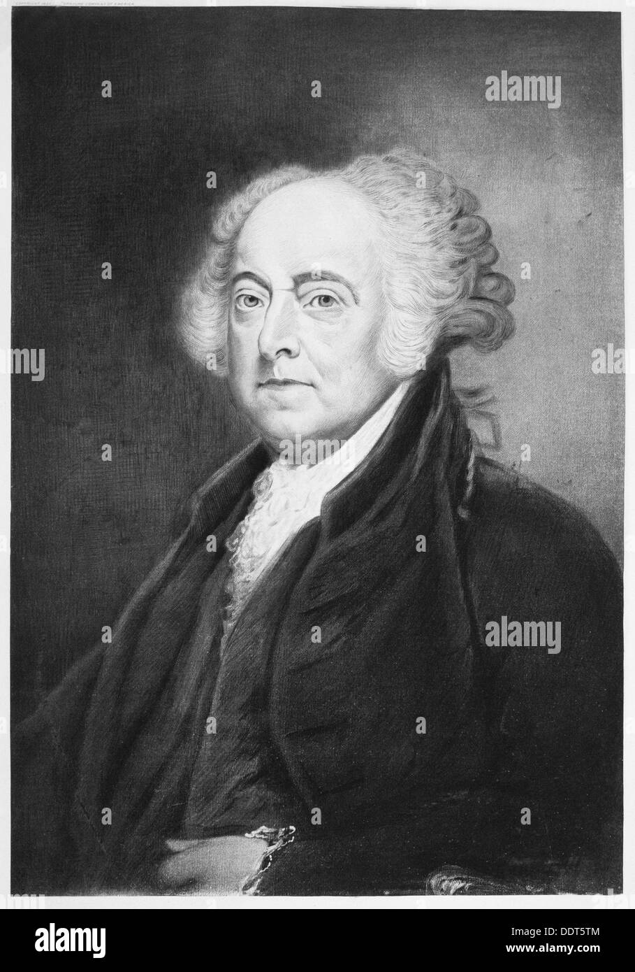 John Adams, 2. Präsident der Vereinigten Staaten von Amerika-Künstler: unbekannt Stockfoto