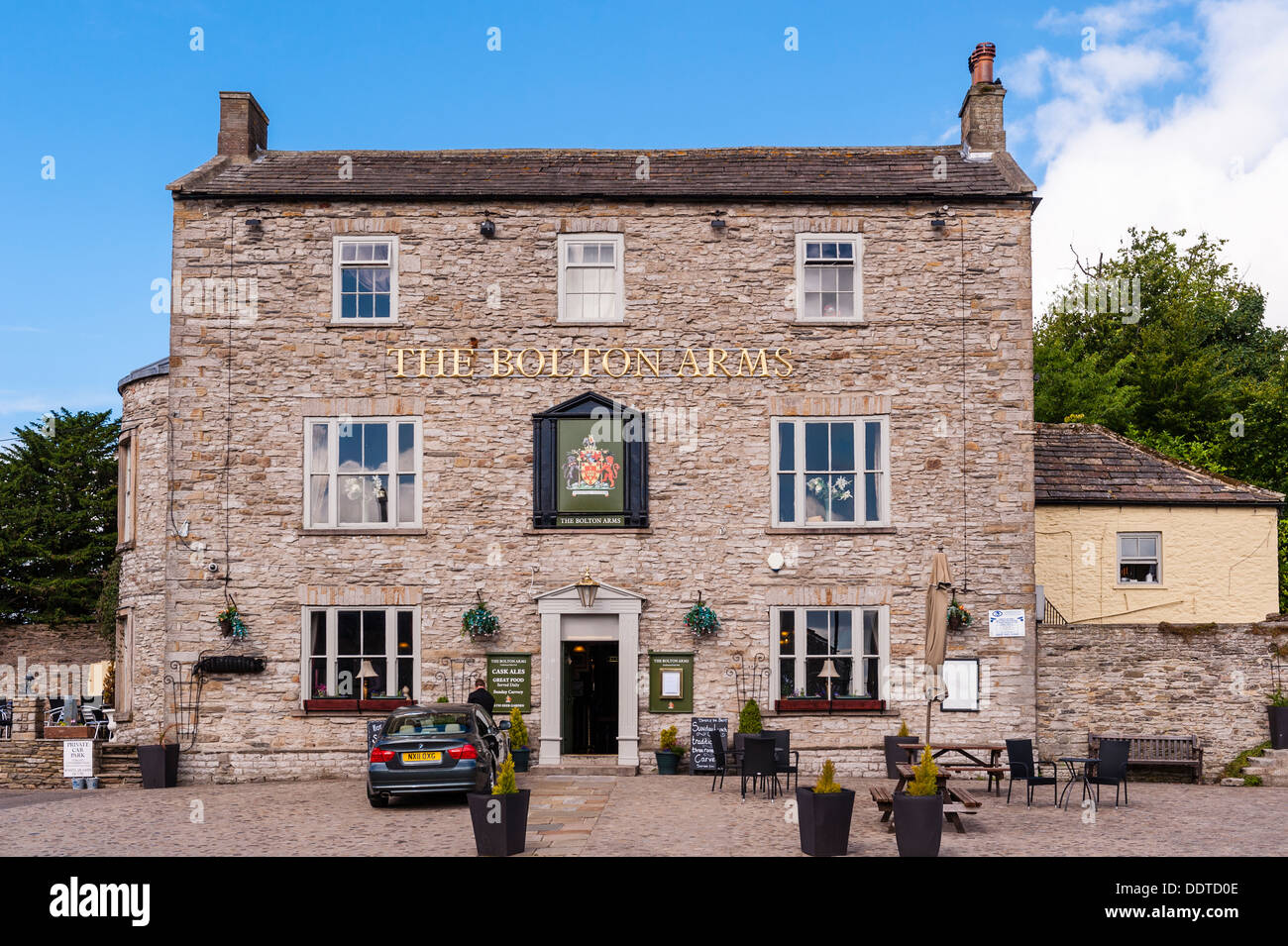 Die Bolton Arms Pub in Leyburn, North Yorkshire, England, Großbritannien, Uk Stockfoto
