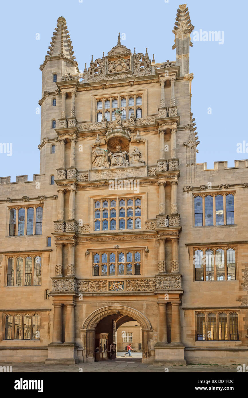 Turm der fünf Ordnungen Oxford UK Stockfoto