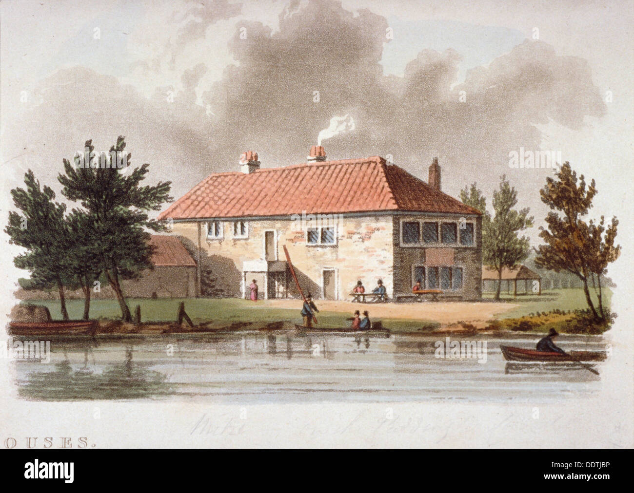 Der Mitre Tavern on London-Paddington Kanal c1810.                   Künstler: William Pickett Stockfoto