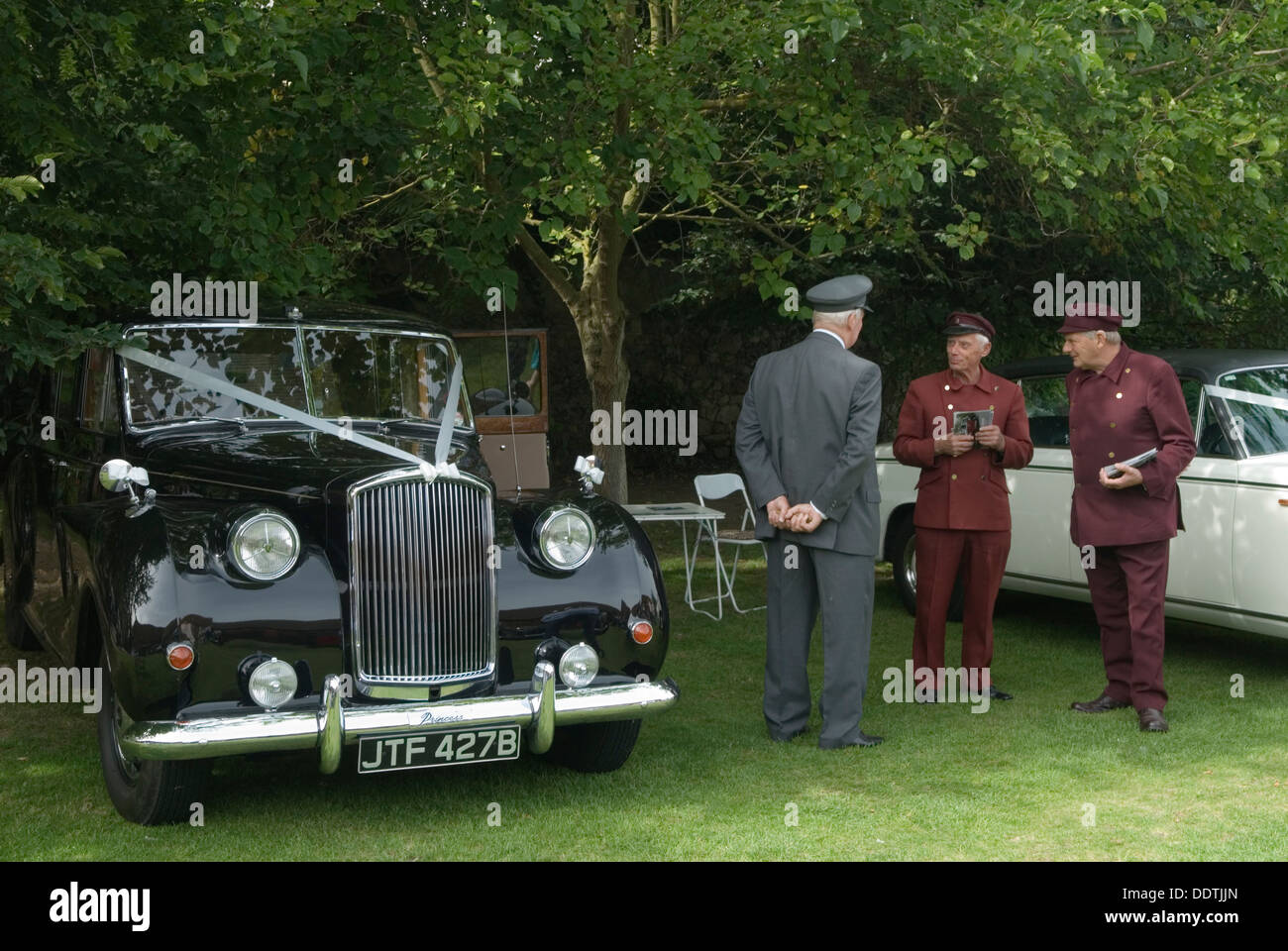 Rolls Royce Hochzeitsauto. UK HOMER SYKES Stockfoto