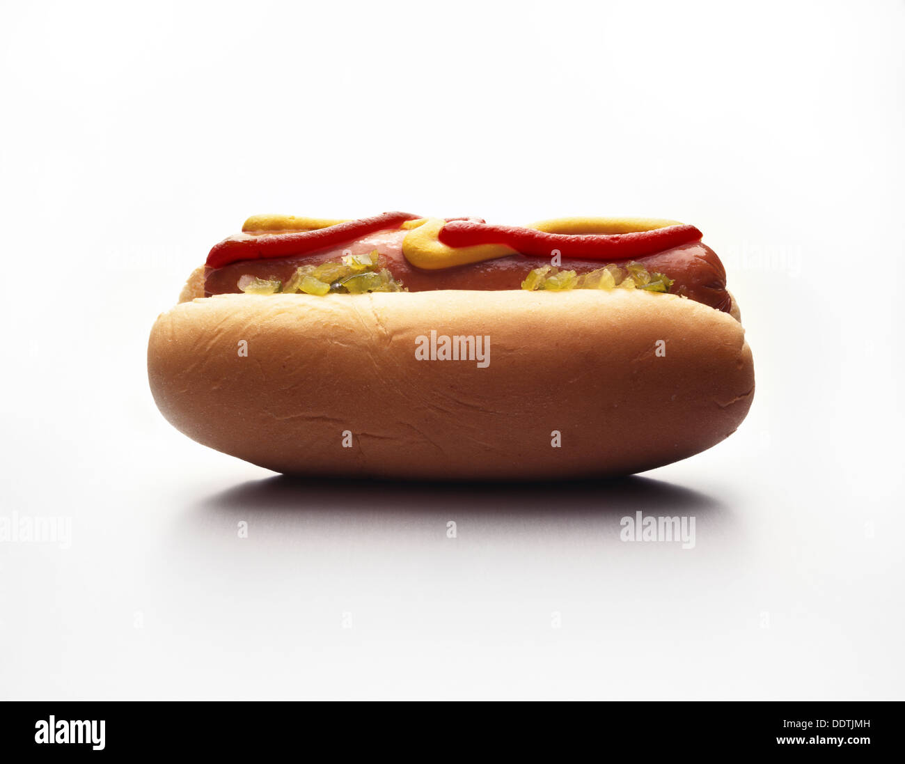 Hot-Dog Stockfoto