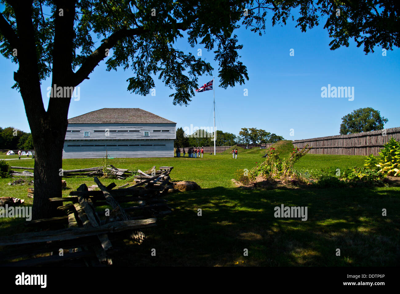 Fort George Niagara auf dem Lake Ontario Kanada Stockfoto