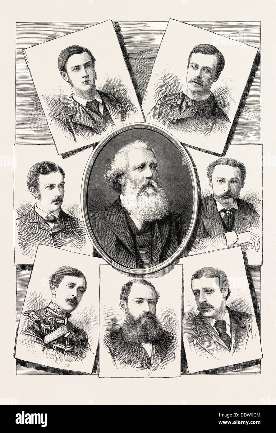 RT HON, AUSTEN HENRY LAYARD (BOTSCHAFTER) Stockfoto