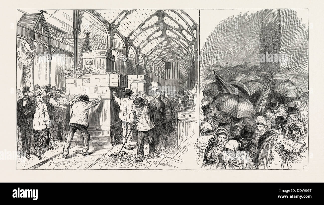 AUSSTELLUNGSERÖFFNUNG: PARIS, FRANKREICH Stockfoto