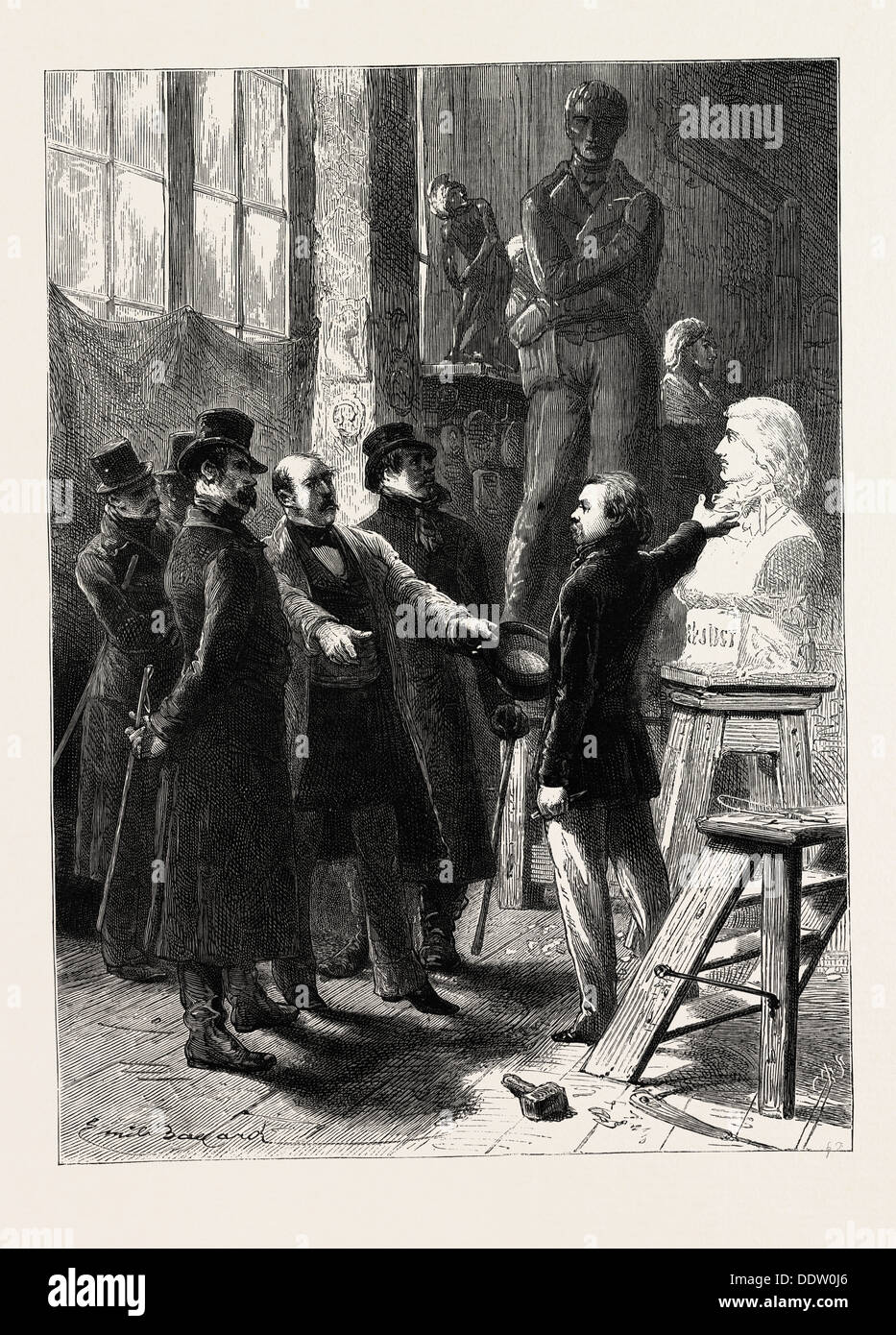 DAVID D ' ANGERS, GESCHICHTE DER KRIMINALITÄT, VICTOR HUGO Stockfoto