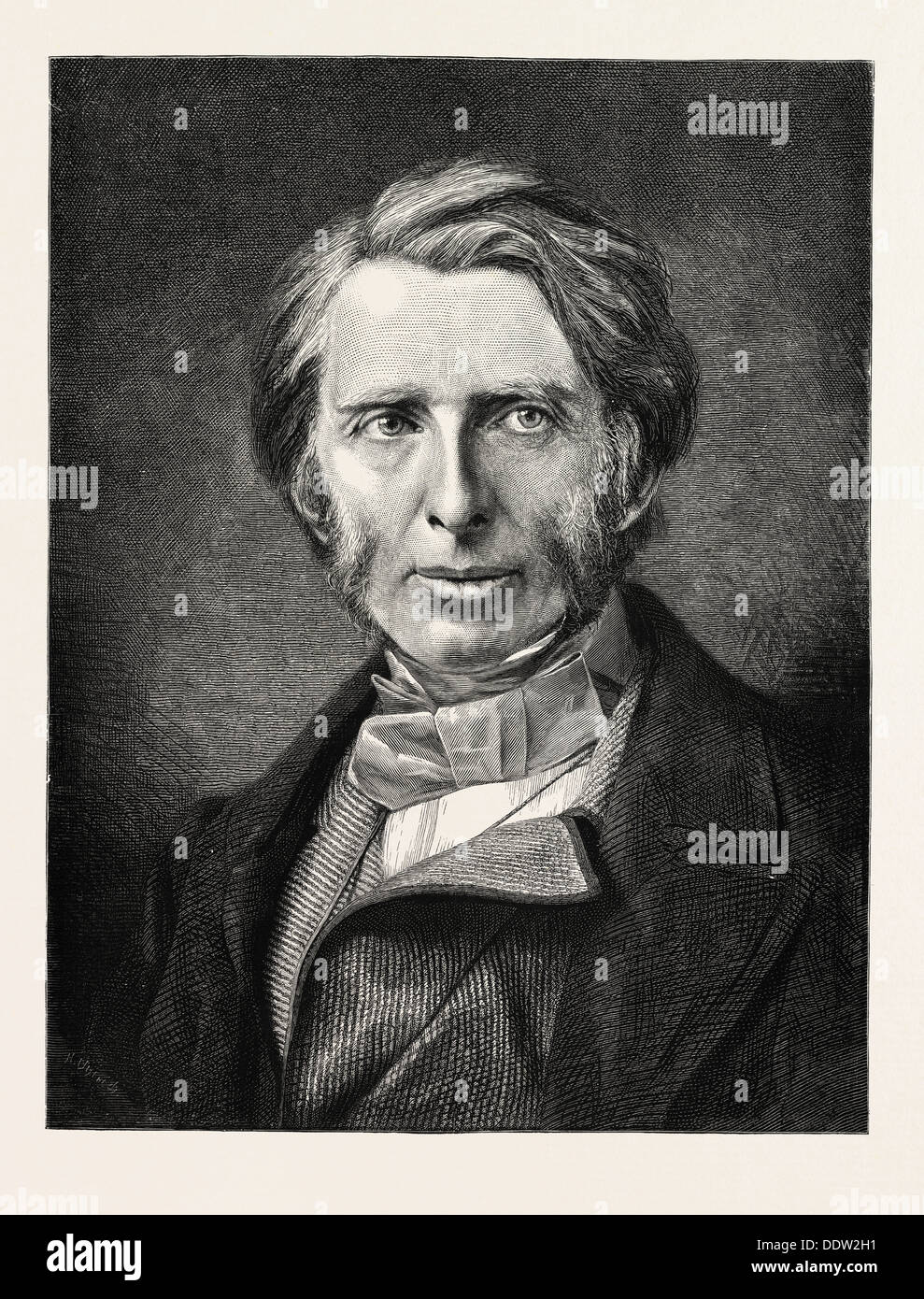 John Ruskin, wurde 8. Februar 1819 – 20. Januar 1900, der führenden englischen Kunstkritiker des viktorianischen Zeitalters, auch ein Kunstmäzen Stockfoto