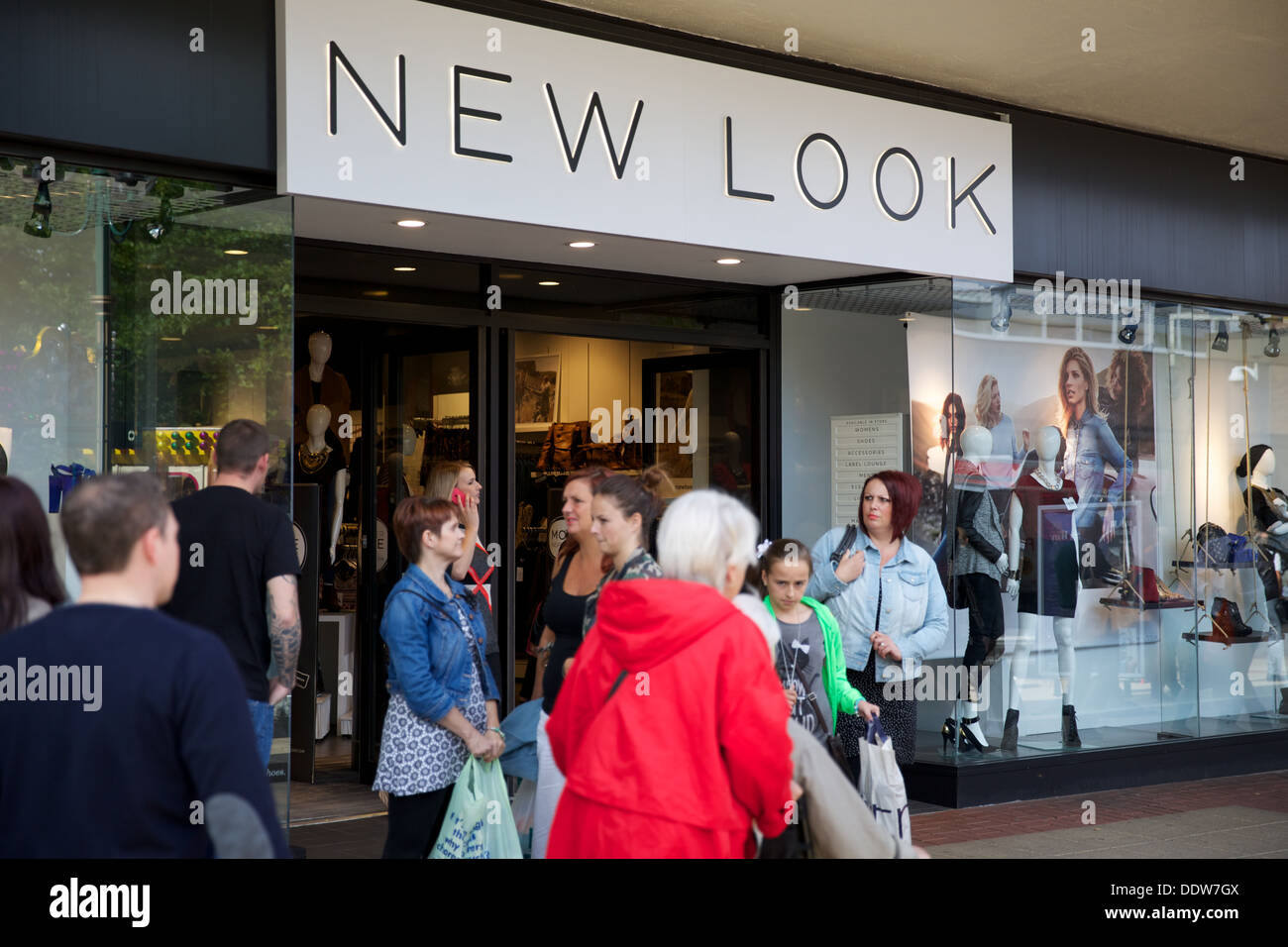 Neuen Look Ladenfront Stockfoto