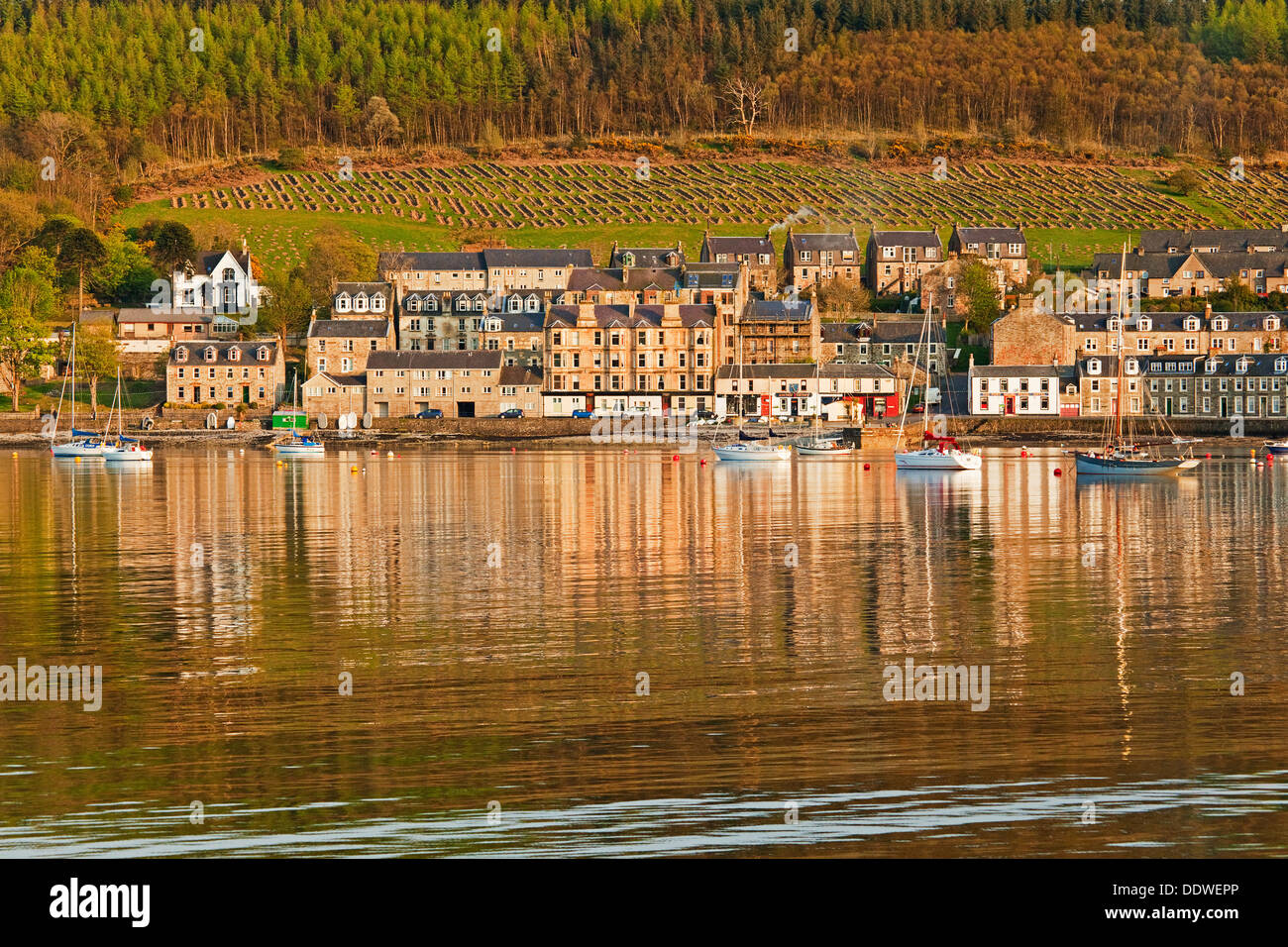 Port Bannatyne, Isle of Bute Stockfoto