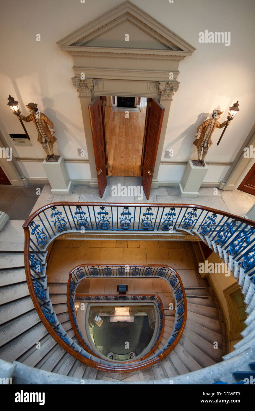 England, London, Somerset House, Treppe in der Courtauld Gallery Stockfoto