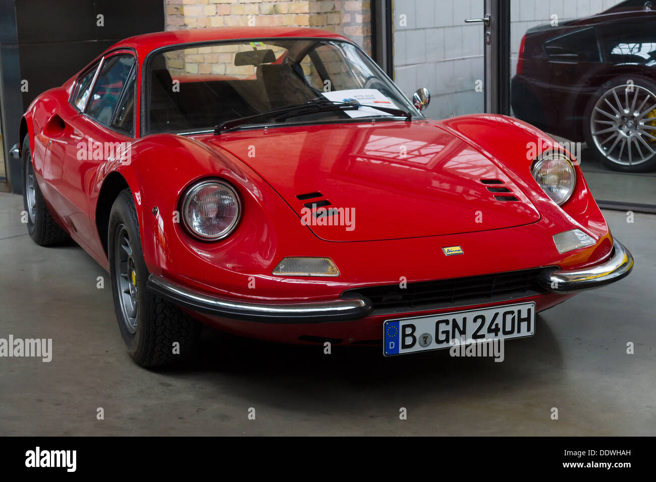 BERLIN - Mai 11: Sportwagen Ferrari Dino 246 GTS, 26. Oldtimer-Tage Berlin-Brandenburg, 11. Mai 2013 Berlin, Deutschland Stockfoto