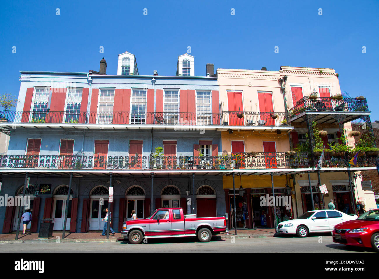 Die Innenstadt von New Orleans, LA, USA Stockfoto