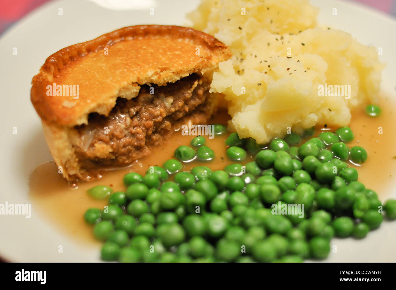 Ein selbst zubereitetes Essen. Stockfoto