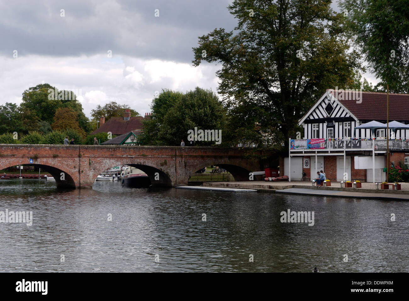 Clopton Brücke, Stratford Upon Avon, Warwickshire, England, UK Stockfoto