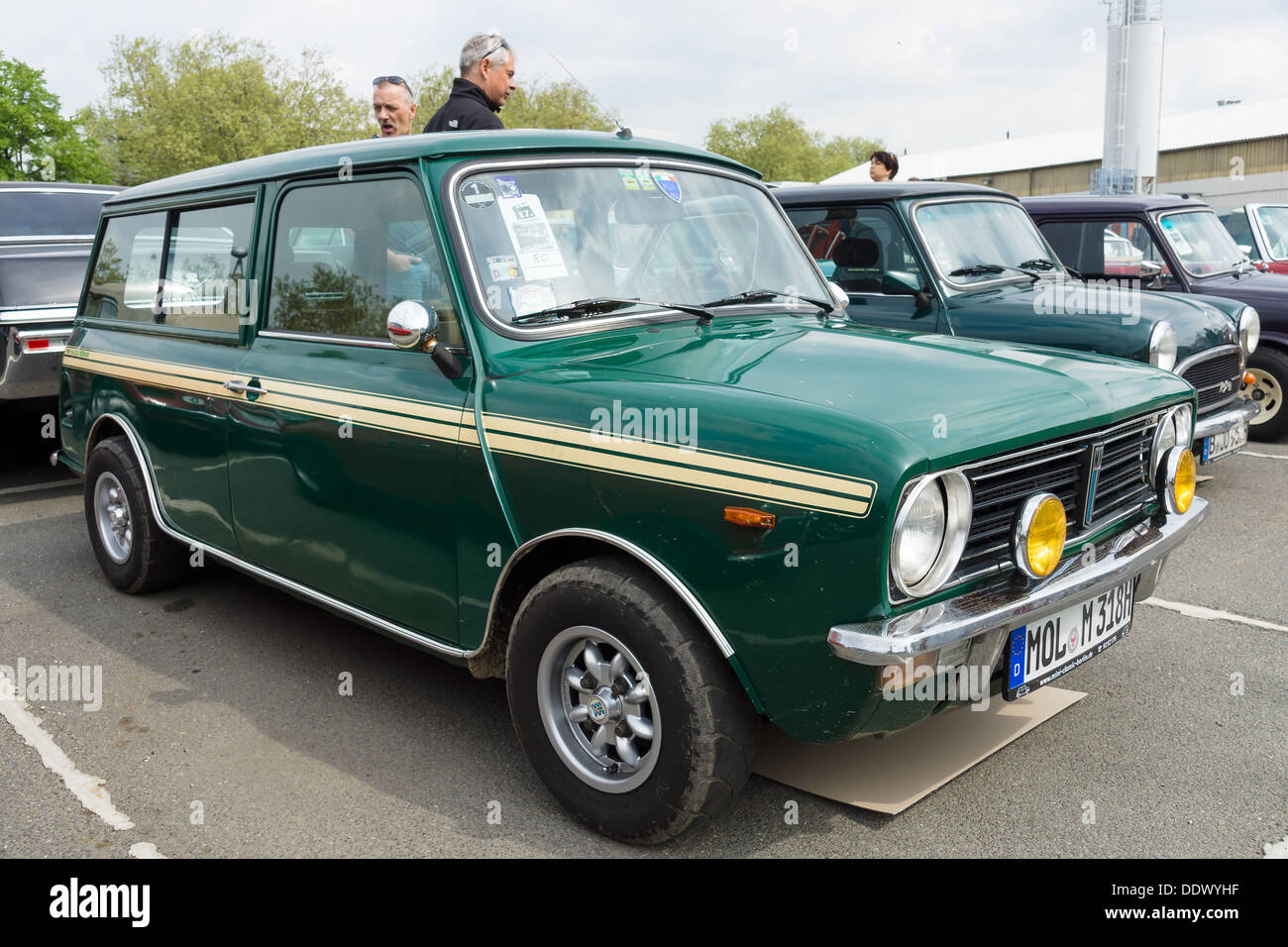 BERLIN - Mai 11: Auto Austin MINI Clubman Estate, 26. Oldtimer-Tage Berlin-Brandenburg, 11. Mai 2013 Berlin, Deutschland Stockfoto