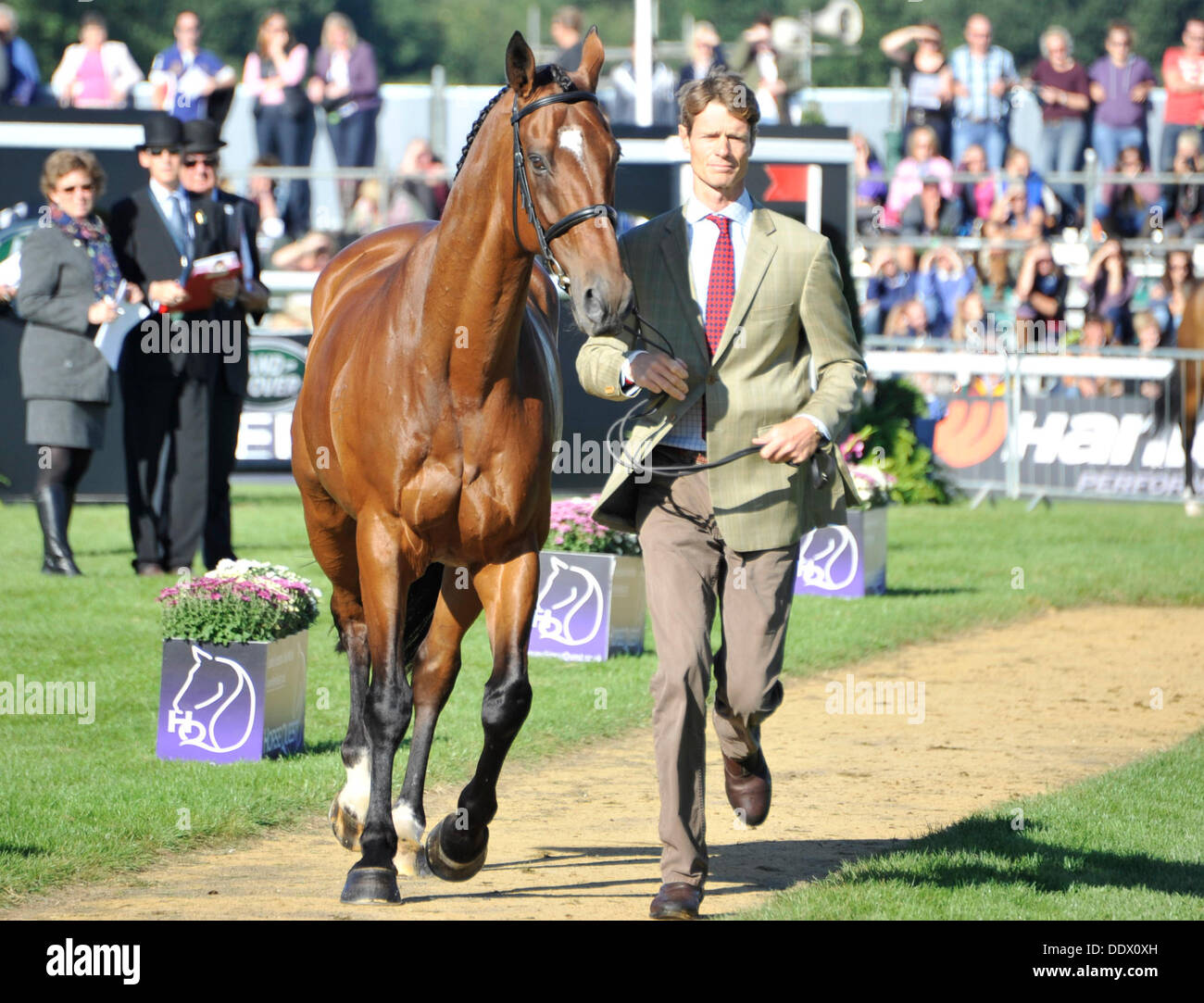 Stamford, UK. 08. Sep, 2013. William Fox-Pitt (GBR) mit Parklane Hawk tagsüber 5 Burghley Horse Trials von Burghley House in Lincolnshire. Endkontrolle. Bildnachweis: Aktion Plus Sport/Alamy Live-Nachrichten Stockfoto