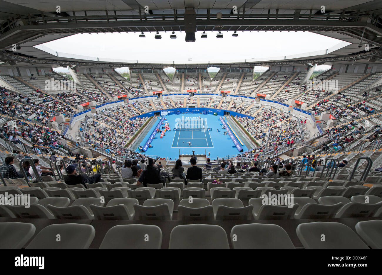 Nach Ansicht des Gerichts Lotus während der China Open Tennisturnier in Peking am 10.04.2012 Stockfoto