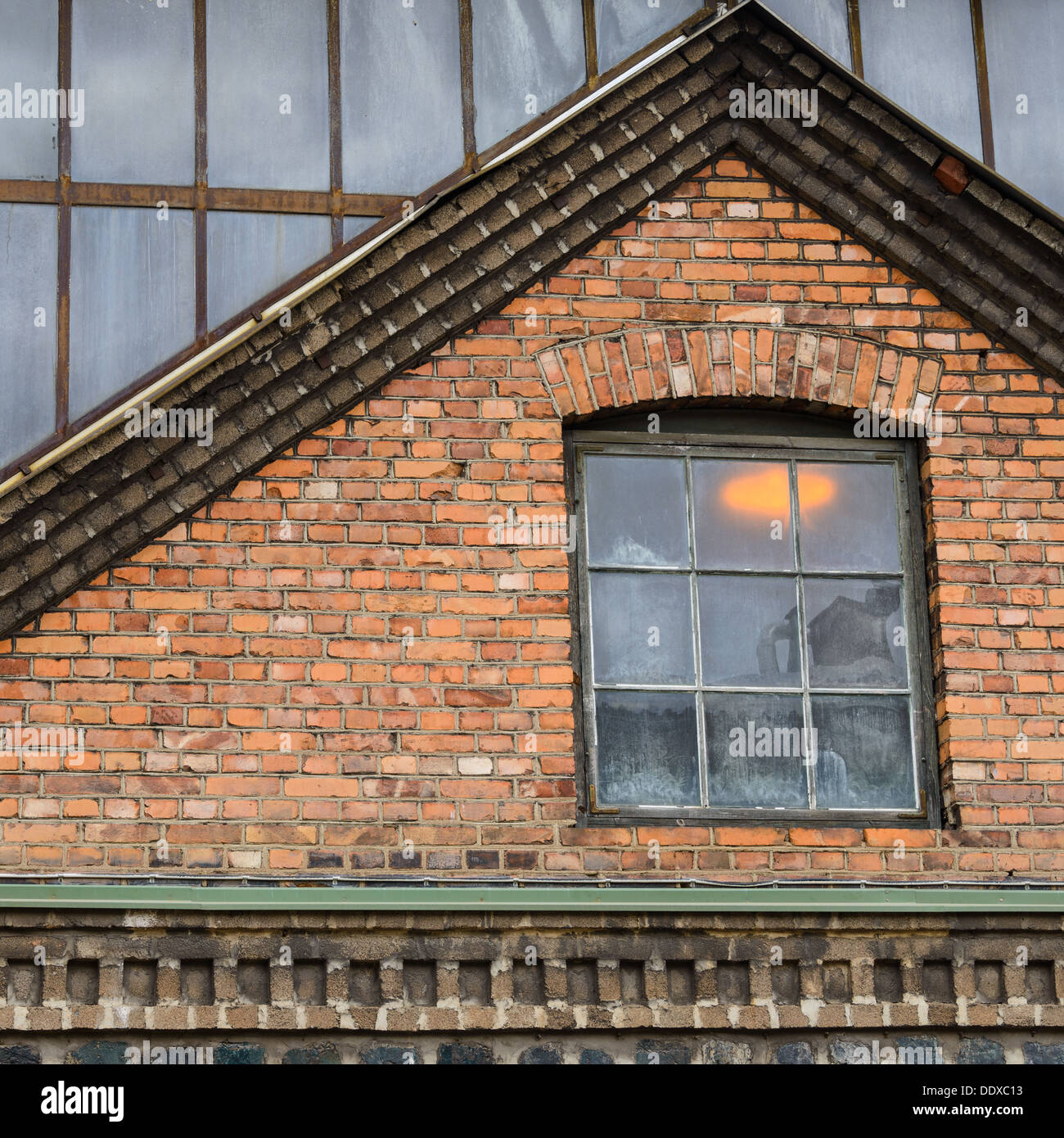 Gebäude außen, Vikmanshyttan, Hedemora Kommun, Dalarna, Schweden Stockfoto