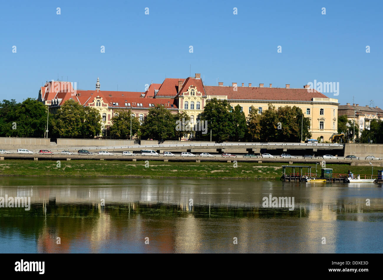 Szeged südlichen-Ungarn Europa Tisza Fluss bank Stockfoto