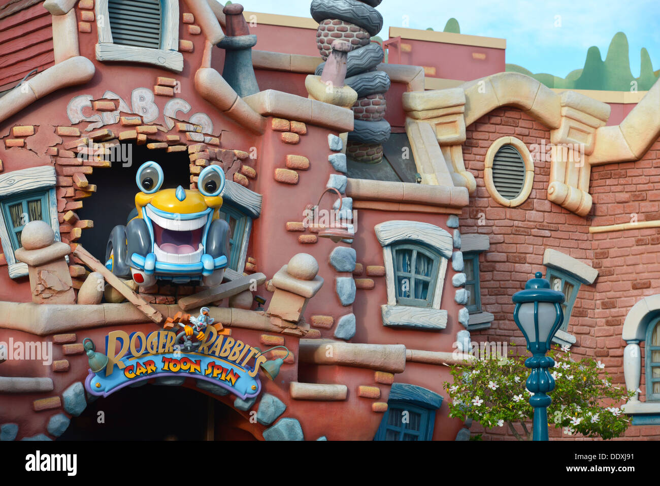 Roger Rabbit Car Toon Spin, Disneyland, Toontown, Anaheim, Kalifornien Stockfoto