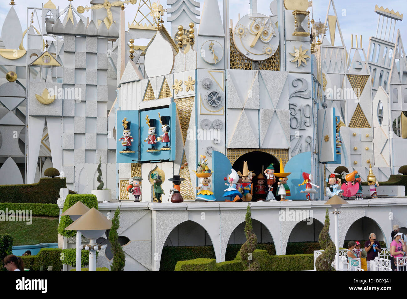 Es ist eine kleine Welt, Disneyland Resort, Fantasyland, Magic Kingdom, Kalifornien Stockfoto