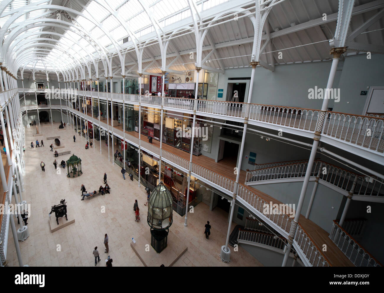 National Museum of Scotland Interieur, Kammern St Edinburgh Stadt, Scotland UK EH1 1JF Stockfoto