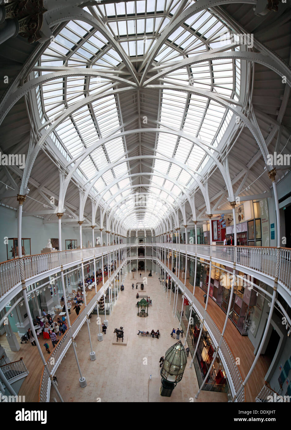 National Museum of Scotland Interieur, Kammern St Edinburgh Stadt, Scotland UK EH1 1JF Stockfoto
