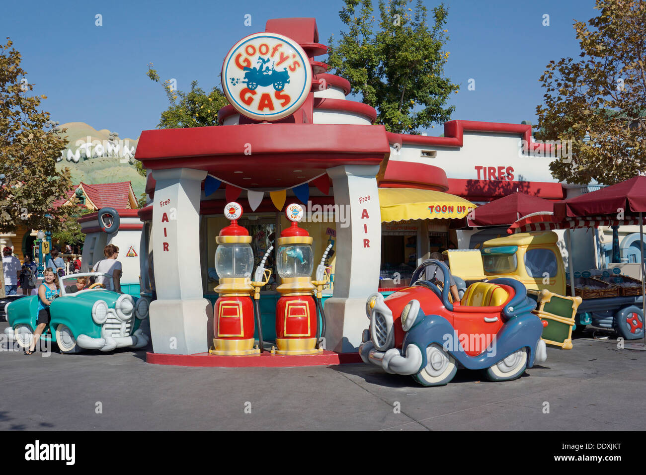 Toontown, Disneyland, Anaheim, Kalifornien Stockfoto