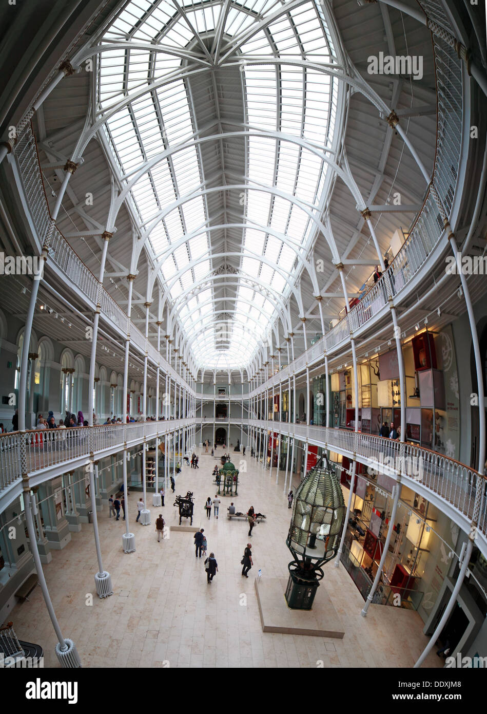 National Museum of Scotland Interieur, Kammern St Edinburgh Stadt, Scotland UK EH1 1JF Stockfoto