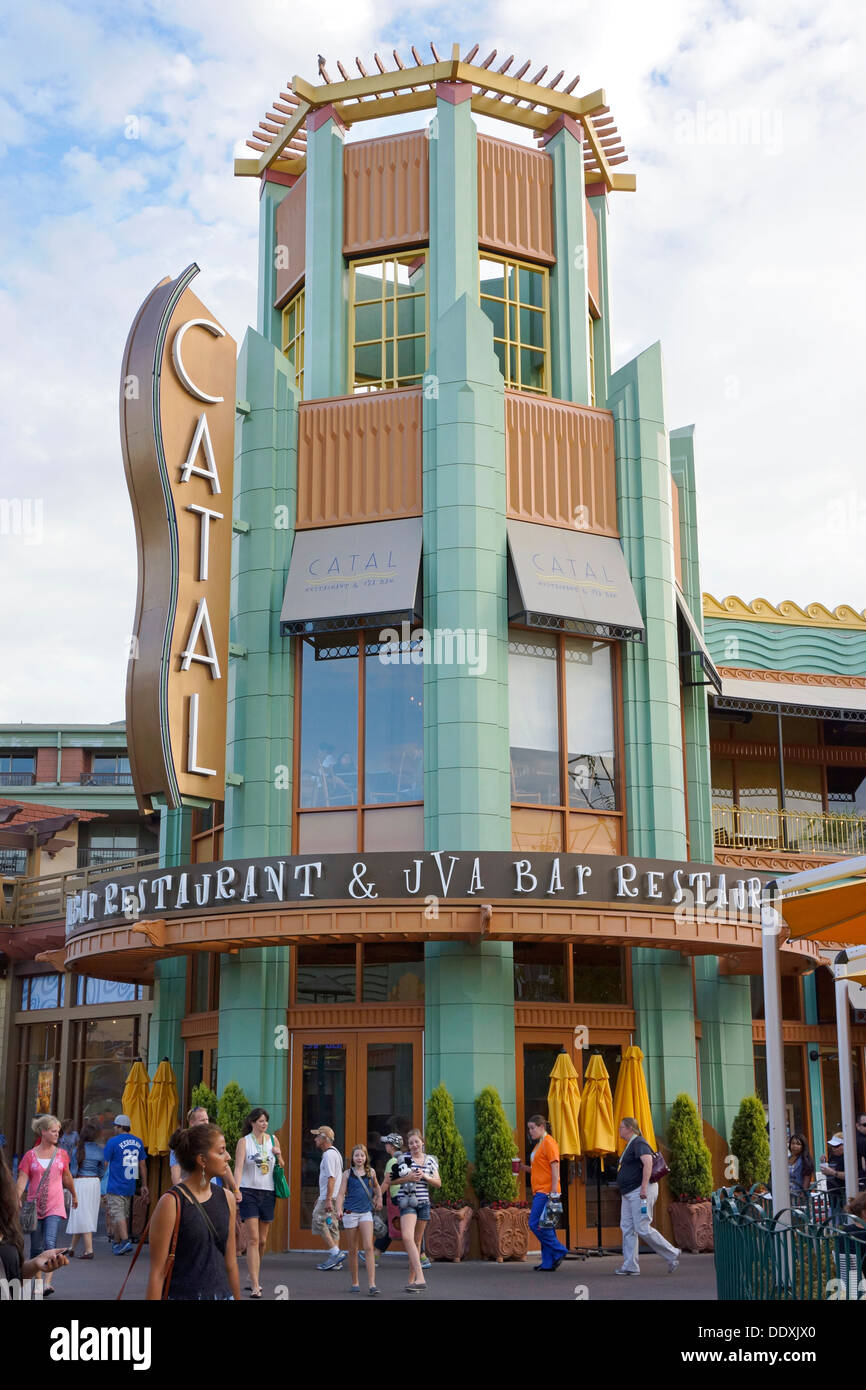 Catal Restaurant & Uva Bar, Disneyland, Downtown Disney, Anaheim, Kalifornien Stockfoto