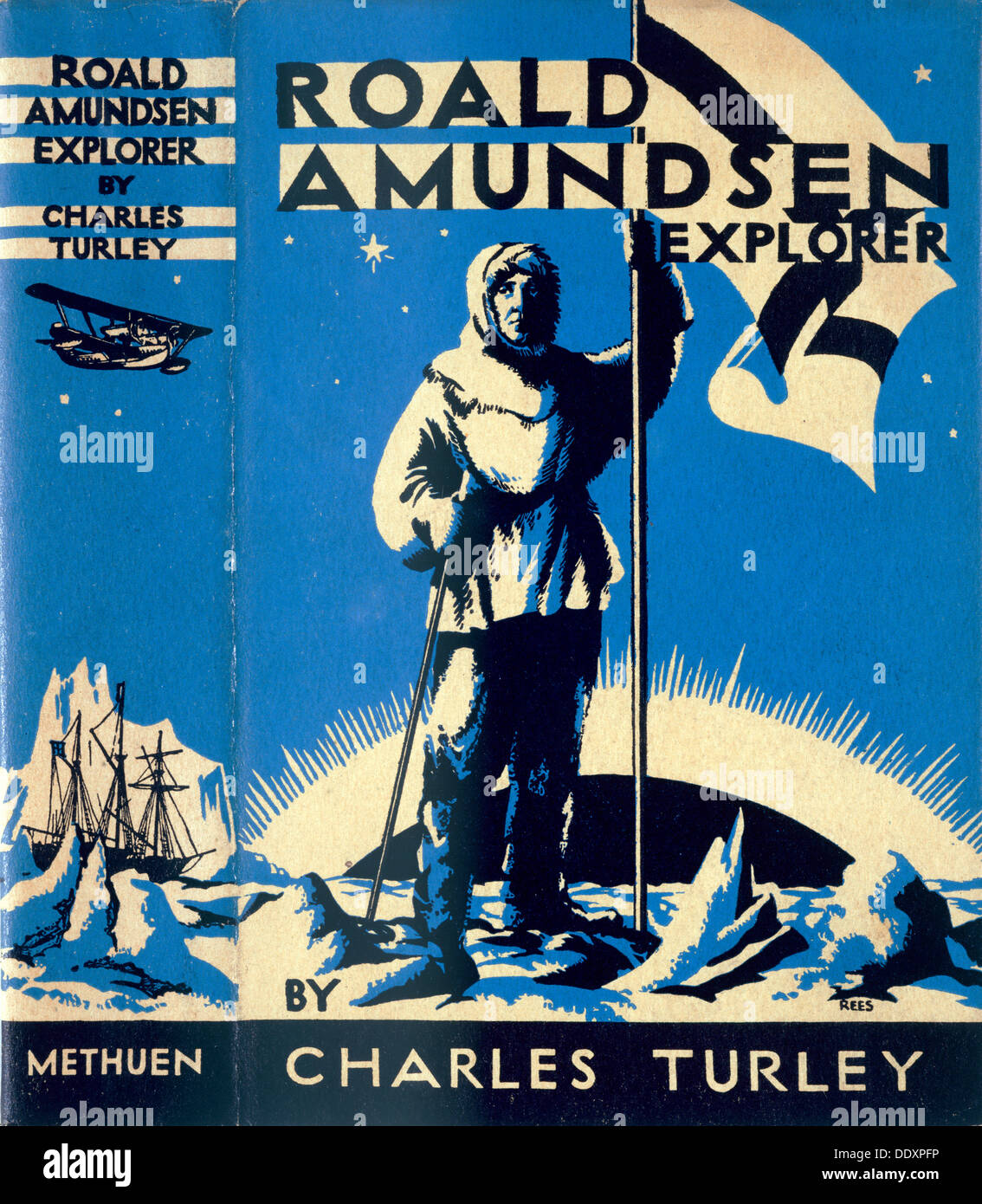 Cover von Roald Amundsen, Explorer von Charles Turley, 1935. Künstler: Charles Turley Stockfoto